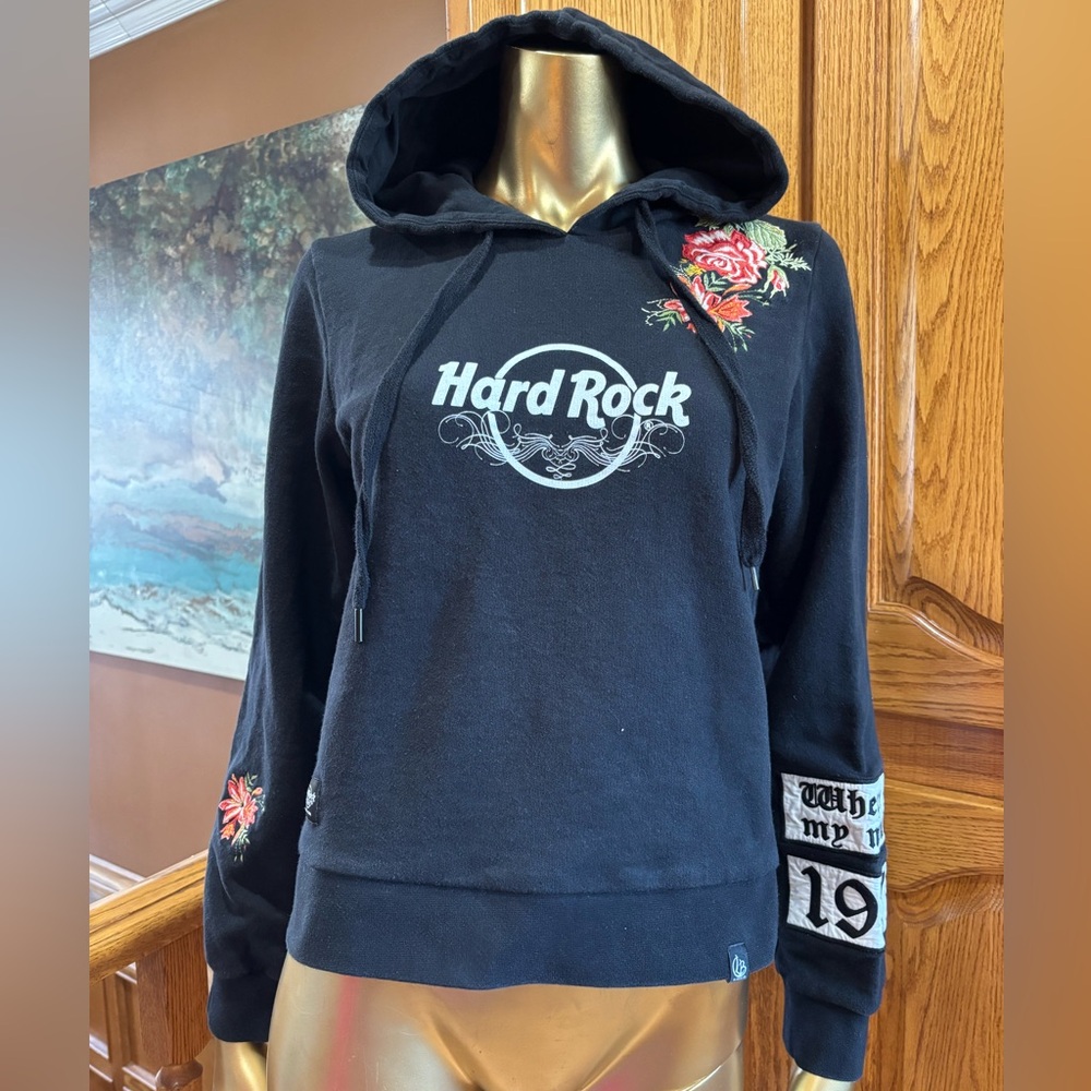 Hard Rock Cafe Black Fabric Patch